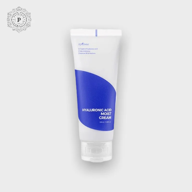 Moisturizers soothing daily-Isntree Hyaluronic Acid Moist Cream 100ml (Renewal) كريم مرطب بحمض الهيالورونيك من إيسنتري 100 مل (متجدد)