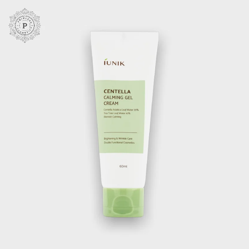 Moisturizers sensitive white-Iunik Centella Calming Gel Cream 60ml. كريم جل مهدئ من إيونيك سينتيلا 60 مل