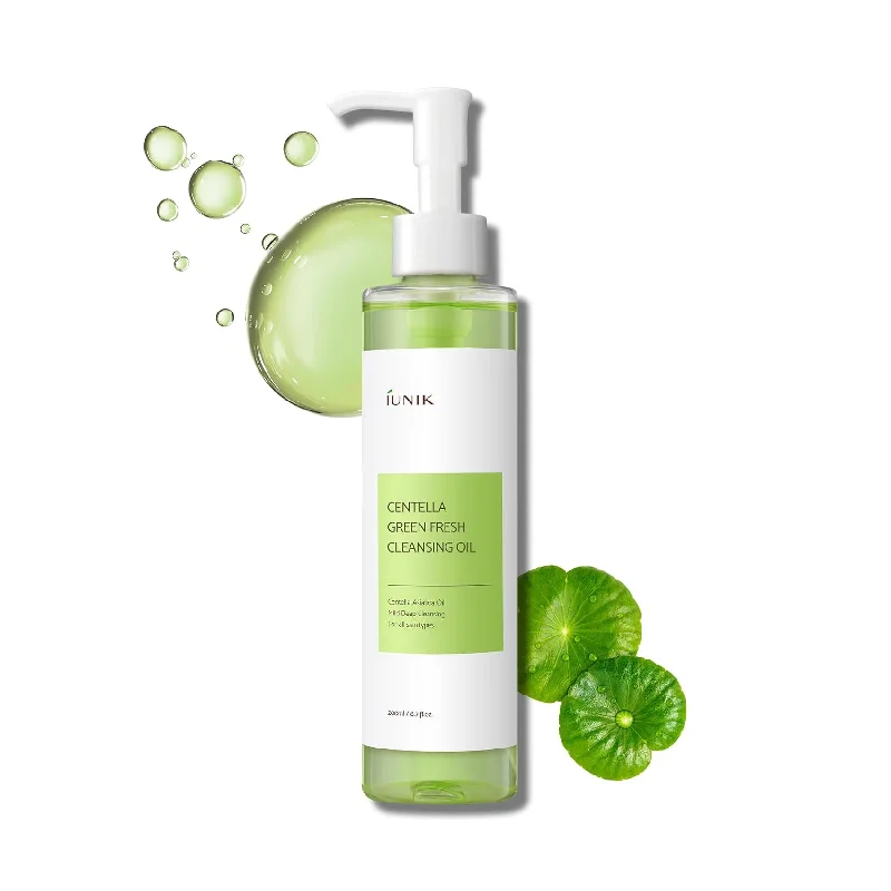 Facial cleansers non-drying cream-iUNIK Centella Green Fresh Cleansing Oil