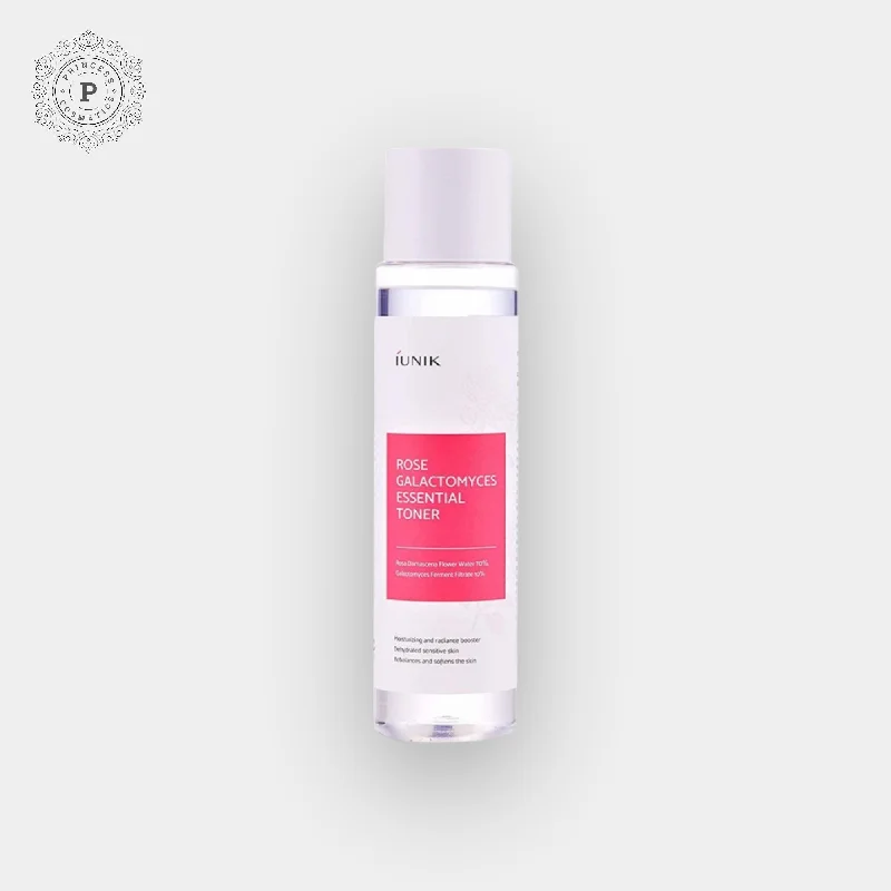 Toners non-drying liquid-Iunik Rose Galactomyces Essential Toner 200ml. تونر إيونيك روز جالاكتوميسز الأساسي 200 مل - EXPIRY: 2025-02