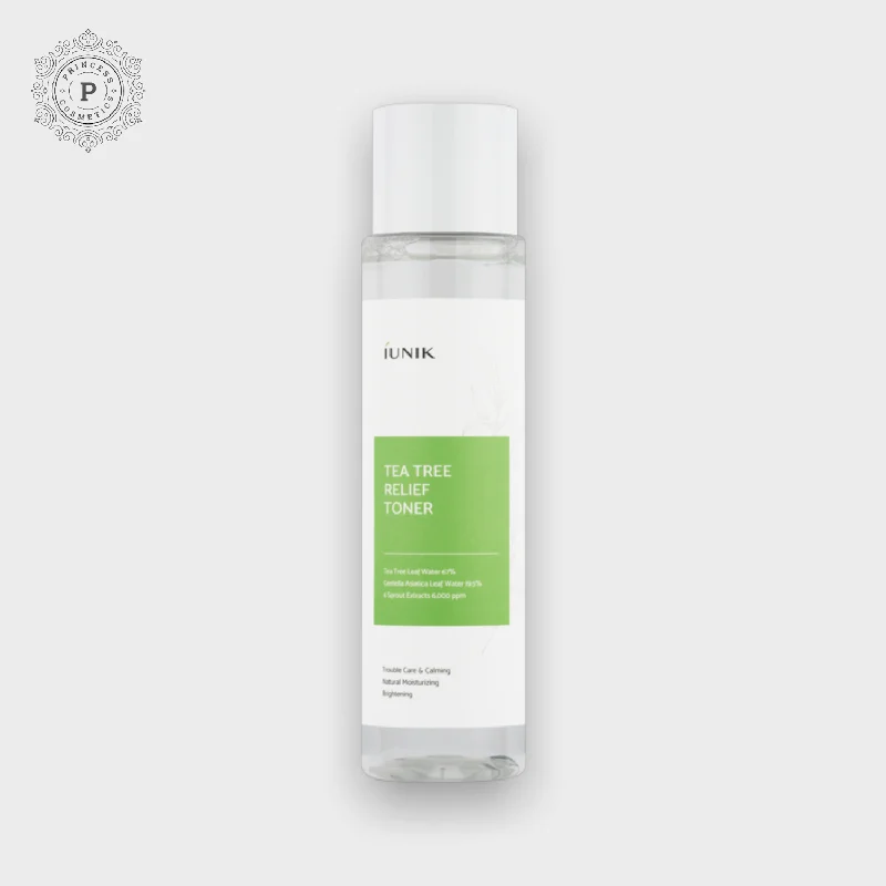 Toners pore daily-Iunik Tea Tree Relief Toner 200ml. تونر شجرة الشاي من إيونيك 200 مل