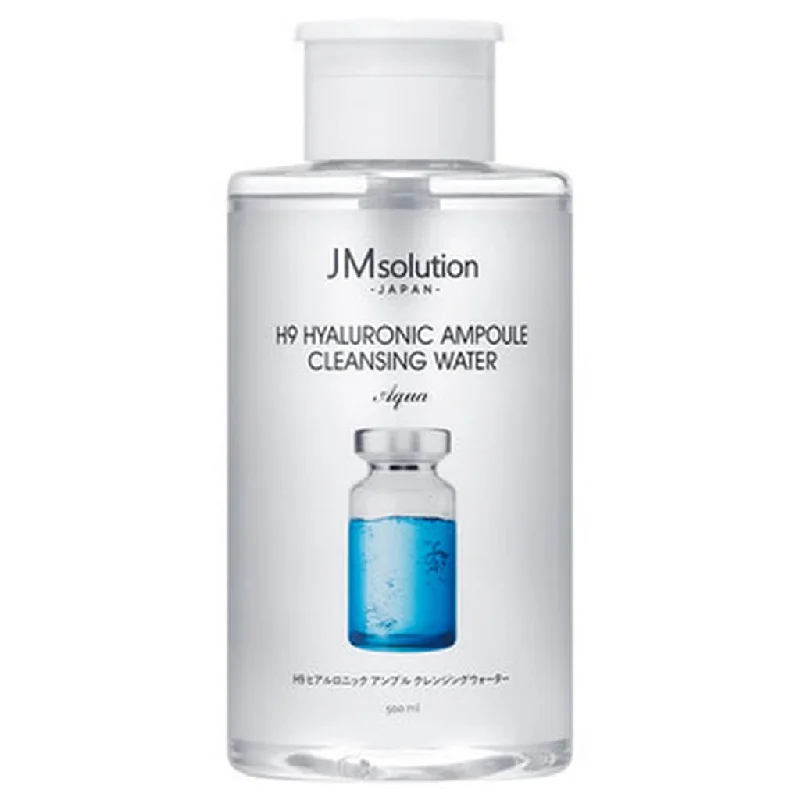 Facial cleansers everyday face-JM Solution H9 Hyaluronic Ampoule Cleansing Water Aqua 500ml