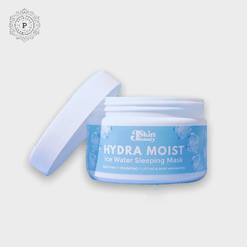 Moisturizers non-greasy white-JSkin Beauty Hydra Moist Ice Water Sleeping Mask 300g. قناع النوم جي سكين بيوتي هيدرا مويست بالماء المثلج 300 جرام