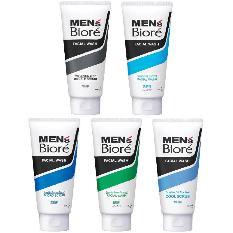 Facial cleansers everyday gel-Kao Biore Men Face Wash 130g