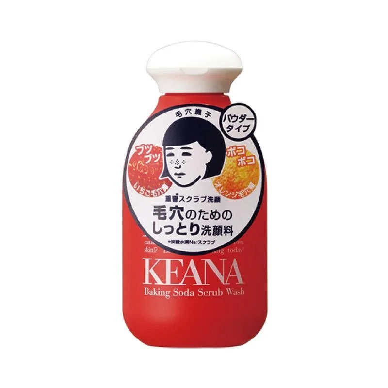 Facial cleansers non-drying gel-Ishizawa Keana Nadeshiko Baking Soda Scrub Wash 100g