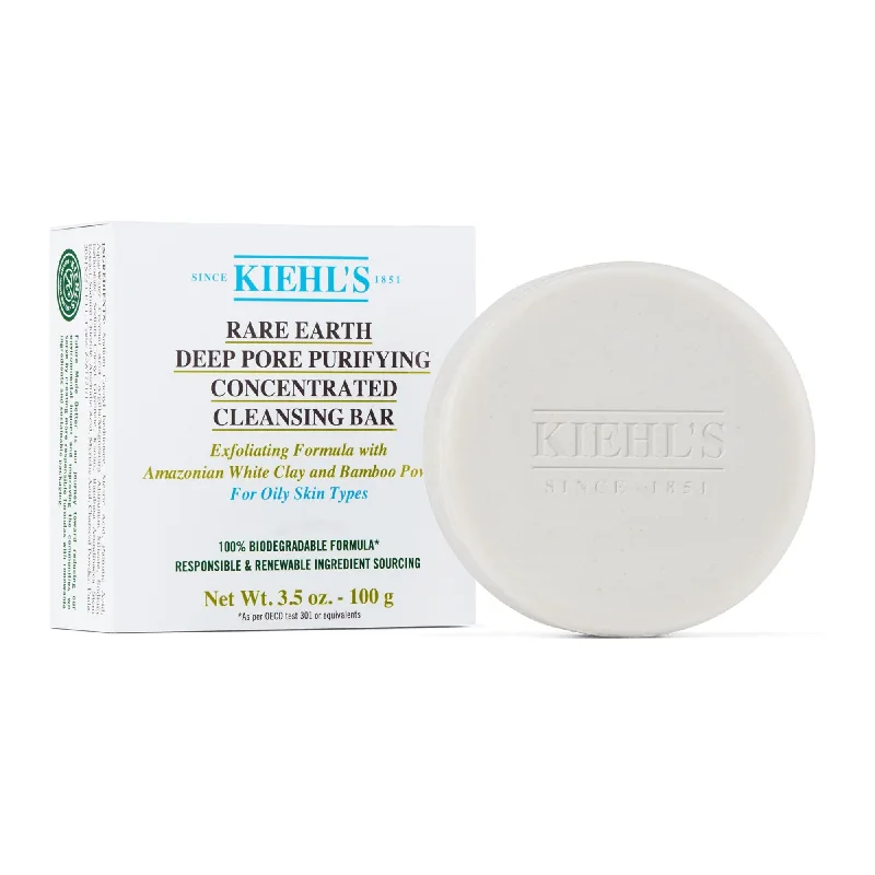 Facial cleansers hydrating cream-Rare Earth Deep Pore Purifying Concentrated Facial Cleansing Bar