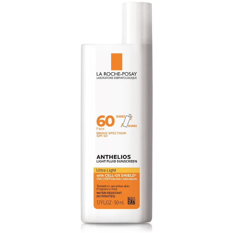 Moisturizers long-lasting daily-Anthelios Ultra-Light Fluid Face Sunscreen SPF 60