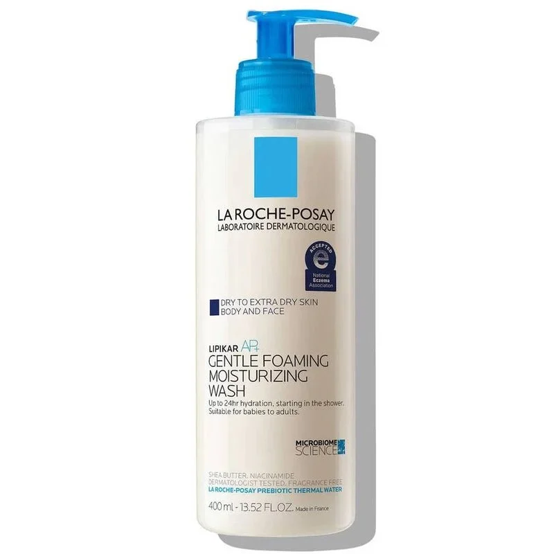 Facial cleansers everyday gel-La Roche Posay Lipikar Gentle Foaming Moisturizing Wash 400Ml