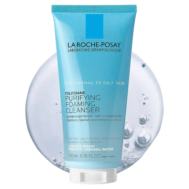 Facial cleansers foaming white-La Roche Posay Purifying Foaming Cleanser For Normal To Oily Skin 200Ml