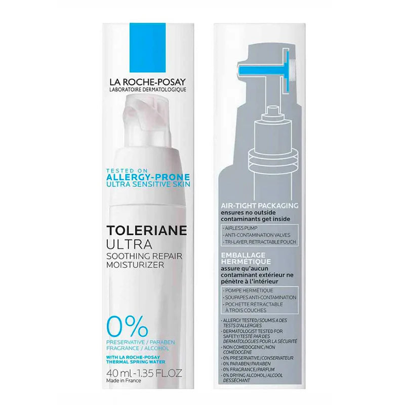 Facial cleansers foaming face-La Roche-Posay Toleriane Ultra Fluid for Allergy-Prone, Ultra-Sensitive Skin 40ml