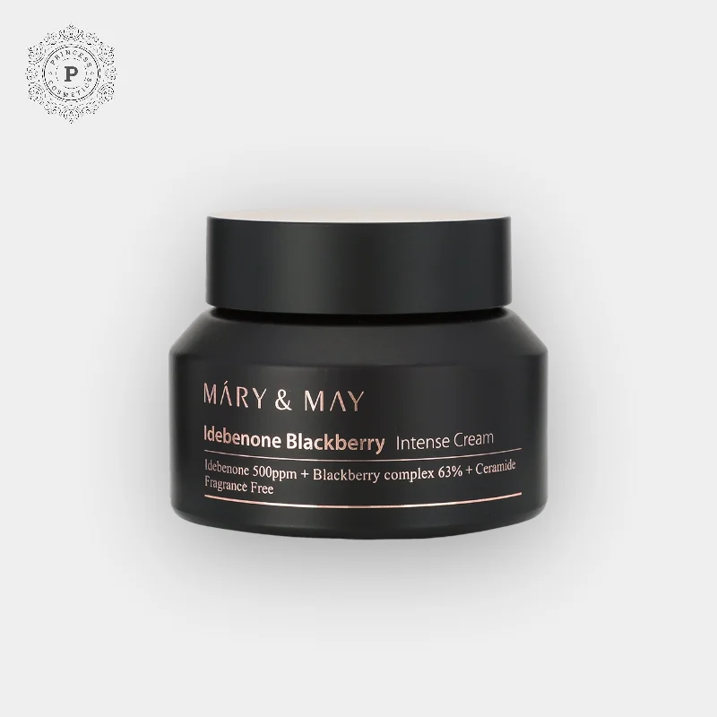 Moisturizers anti-aging cream-Mary&May Idebenone + Blackberry Complex Intensive Cream 70g. ماري آند ماي إيديبينون + كريم بلاك بيري المركب المكثف