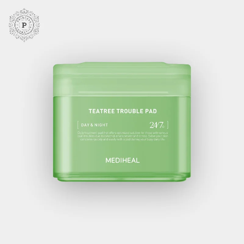 Toners refreshing white-Mediheal Tea Tree Trouble Pad (100 pads). Mediheal شجرة الشاي المتاعب الوسادة