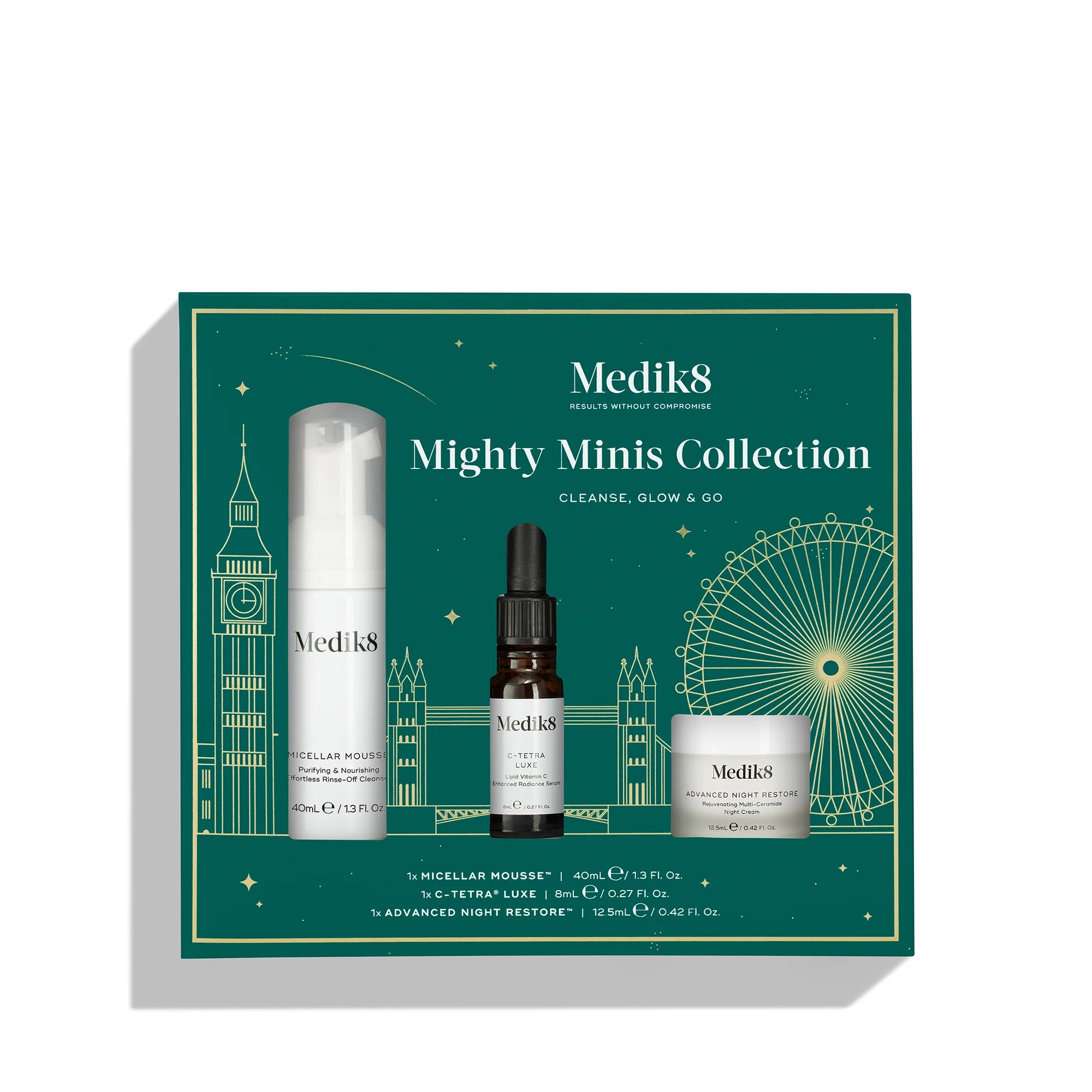 Facial cleansers smooth face-Medik8 Mighty Minis Collection