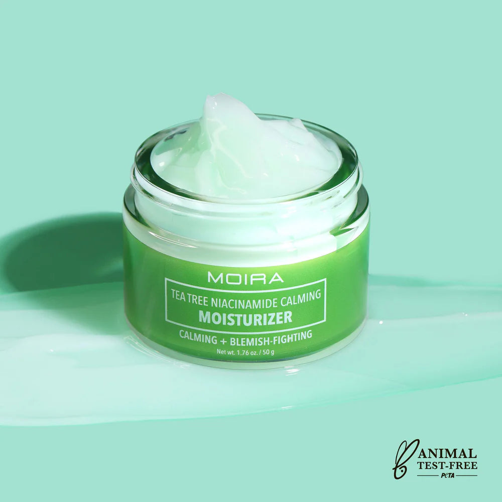 Moisturizers soothing gel-Moira Tea Tree Niacinamide Calming Moisturizer