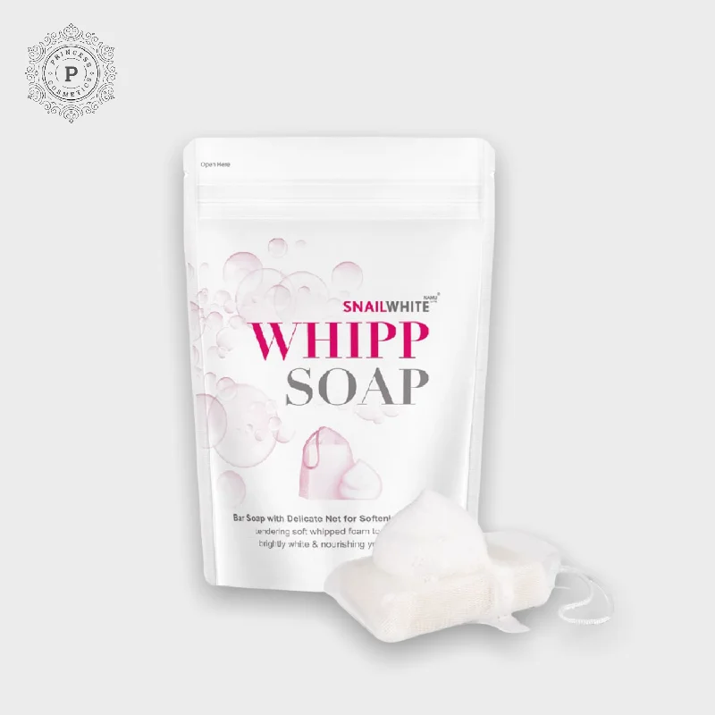 Facial cleansers hydrating face-Namu Life Snail White Whipp Soap. صابون نامو لايف الحلزون الأبيض