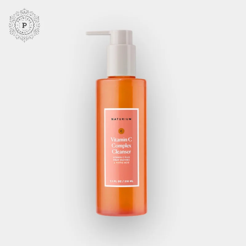 Facial cleansers everyday face-Naturium Vitamin C Complex Cleanser 210ml. منظف مركب فيتامين C من ناتوريوم، 210 مل