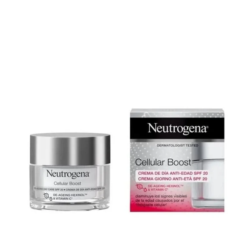 Moisturizers hydrating face-Neutrogena Cellular Boost De- Ageing Day Cream Spf 20 For All Skin Types 50Ml