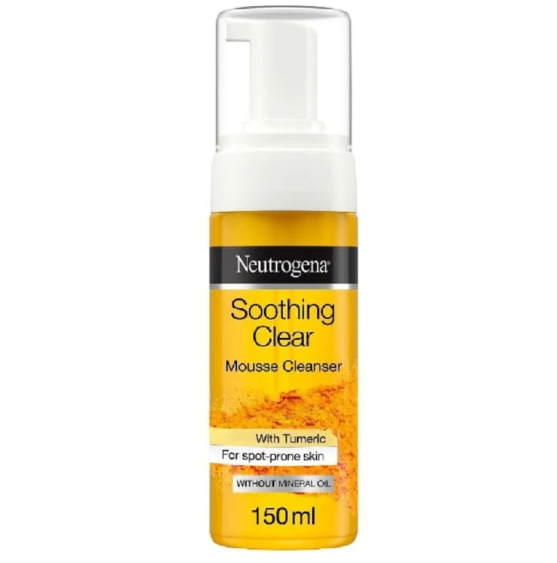 Facial cleansers hydrating daily-Neutrogena Soothing Clear Mousse Cleanser 150ml