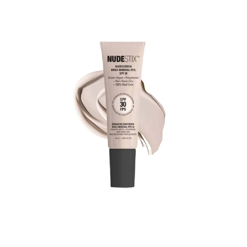 Moisturizers lightweight face-Nudestix Nudescreen Daily Mineral Veil SPF 30 1.69oz