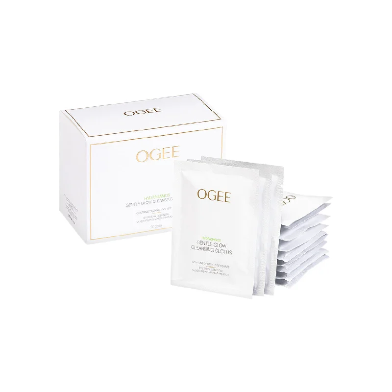 Facial cleansers sensitive white-Gentle Glow Cleansing Cloths