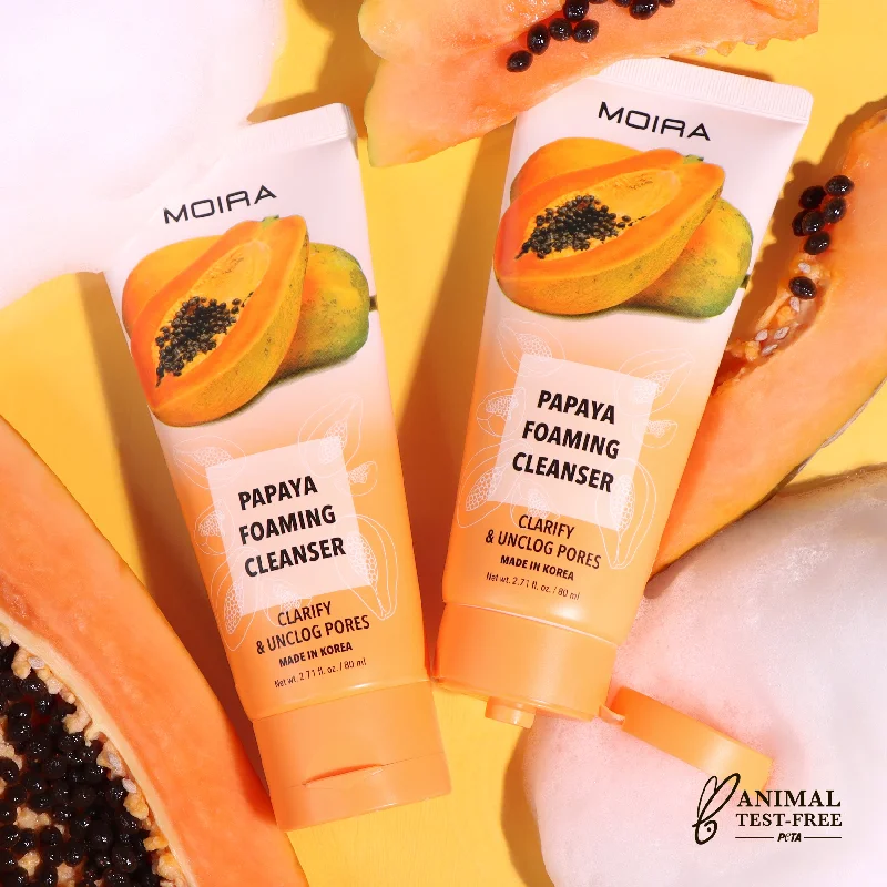 Facial cleansers sensitive white-Papaya Foaming Cleanser