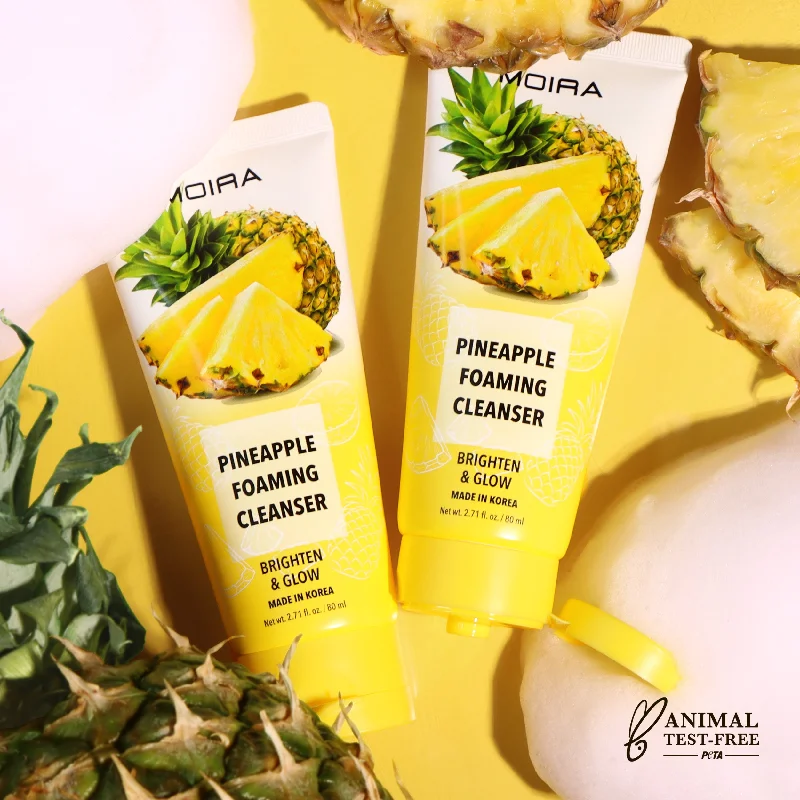 Facial cleansers sensitive daily-Pineapple Foaming Cleanser