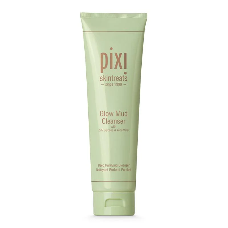 Facial cleansers gentle white-PIXI Deep-Pore Glow Mud Face Cleanser with 5% Glycolic Acid