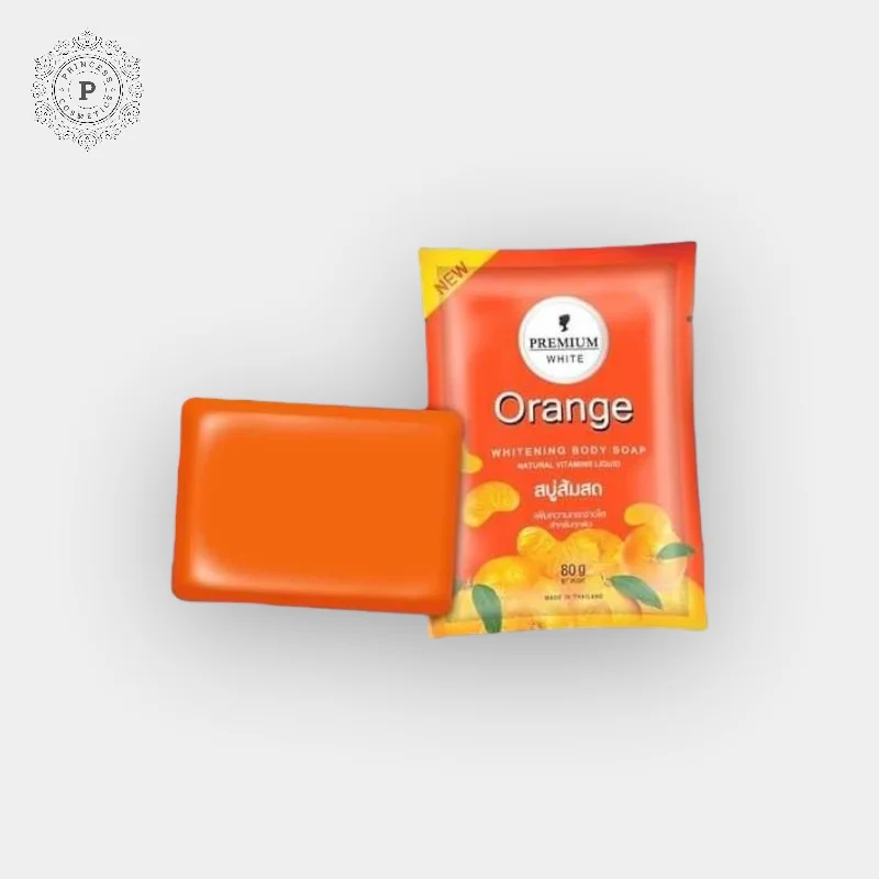 Facial cleansers deep gel-Premium White Orange Whitening Body Soap