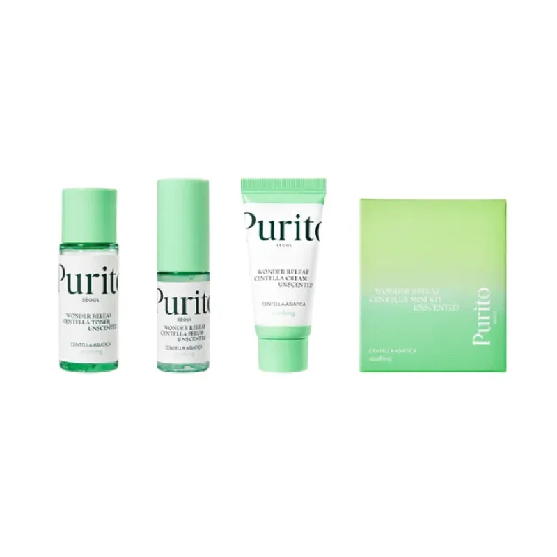 Toners balancing gel-Purito SEOUL Wonder Relief Centella Mini Kit Unscented