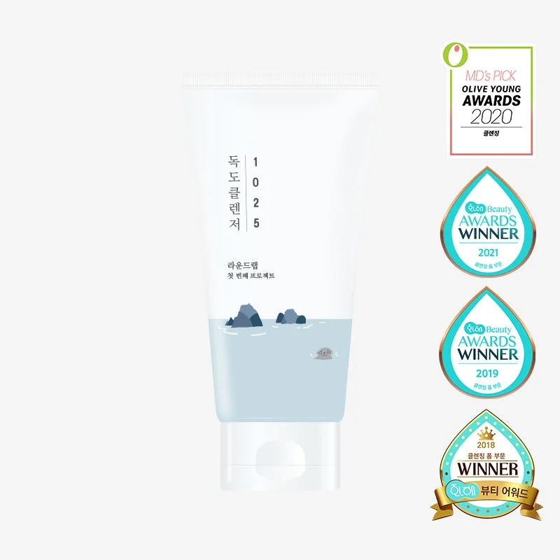 Facial cleansers smooth cream-Round Lab 1025 Dokdo Cleanser 150ml