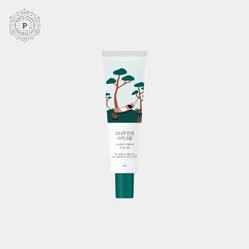 Moisturizers lightweight daily-Round Lab Pine Calming Cica Cream 50ml راوند لاب باين كريم سيكا المهدئ