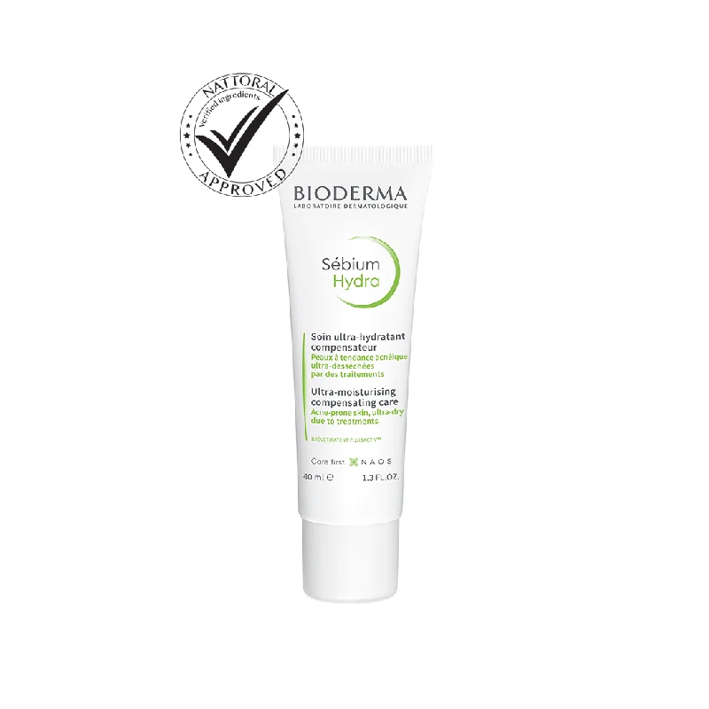 Moisturizers everyday face-Bioderma Sébium Hydra Moisturizer For combination & oily skin weakend by acne treatment, 40ml