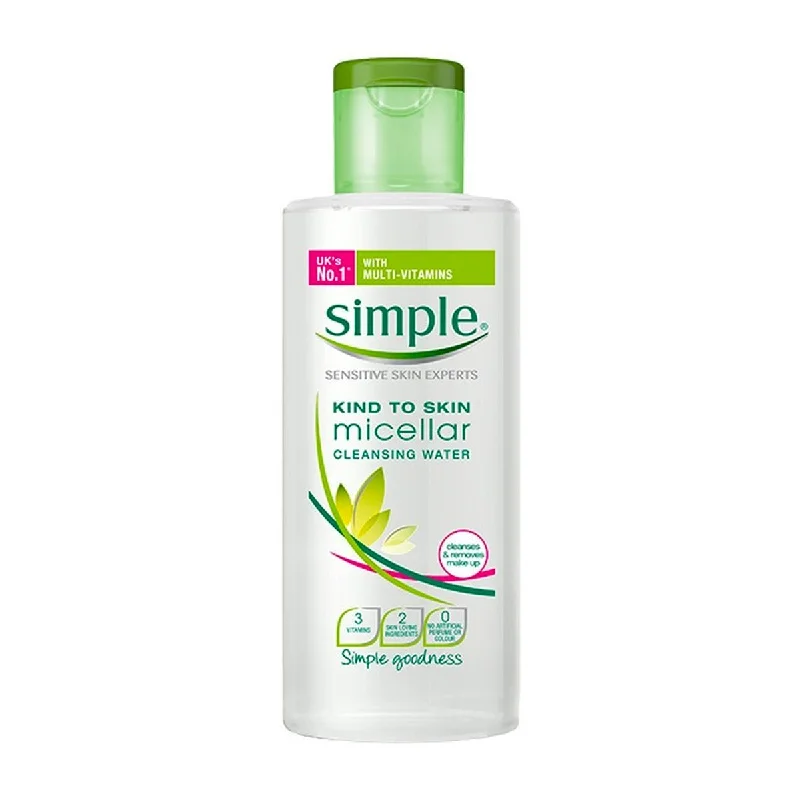 Facial cleansers gentle gel-Simple Kind To Skin Micellar Cleansing Water 200 Ml