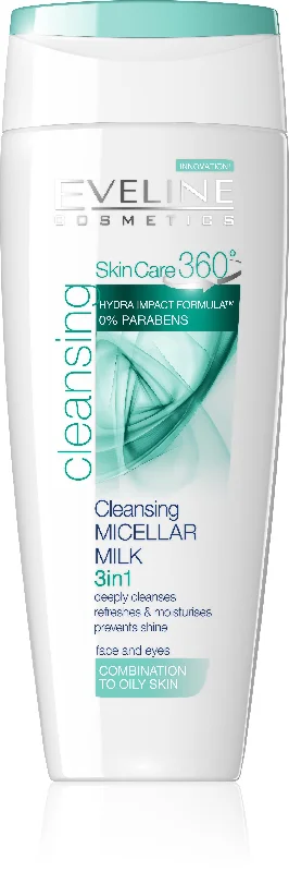 Facial cleansers refreshing black-Cleansing Micellar Milk 3 in 1