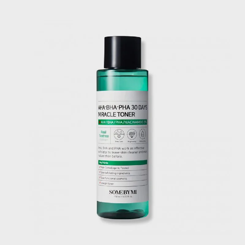 Toners non-drying daily-SOME BY MI AHA, BHA, PHA 30 Days Miracle Toner