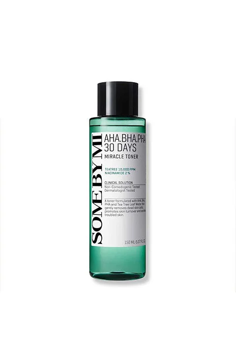 Toners refreshing black-SOME BY MI AHA-BHA PHA Miracle Toner 5.07Oz 150ml