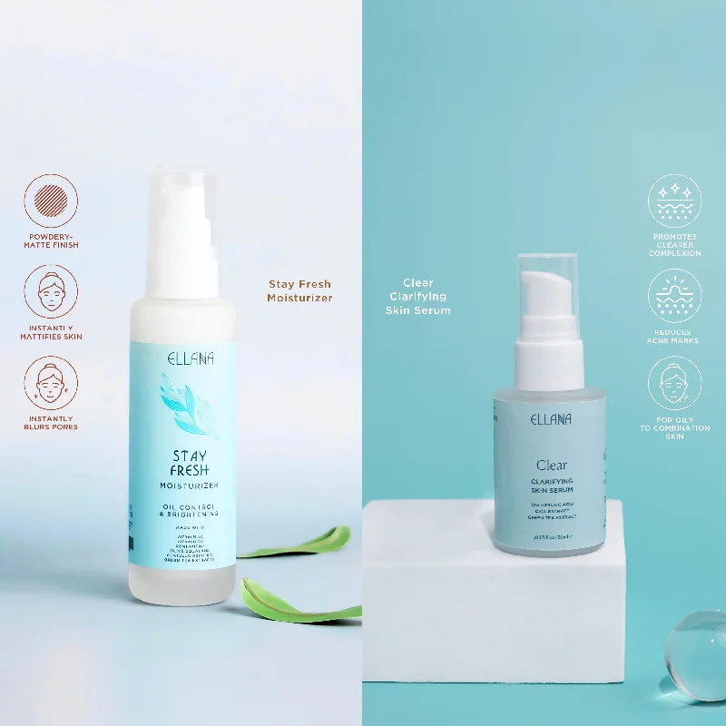 Moisturizers long-lasting white-Stay Fresh + Skin Goals Serum Duo