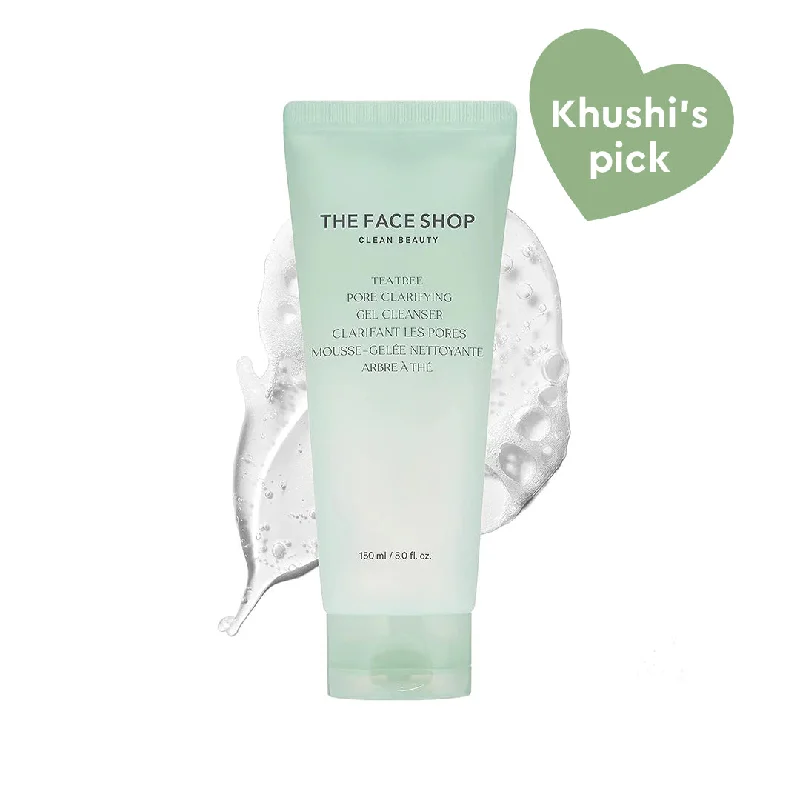 Facial cleansers smooth white-Tea Tree Pore Clarifying Gel Cleanser 150ml