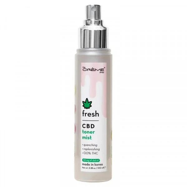 Toners hydrating white-THE CREME SHOP - FRESH CBD TONER MIST- (1PC)