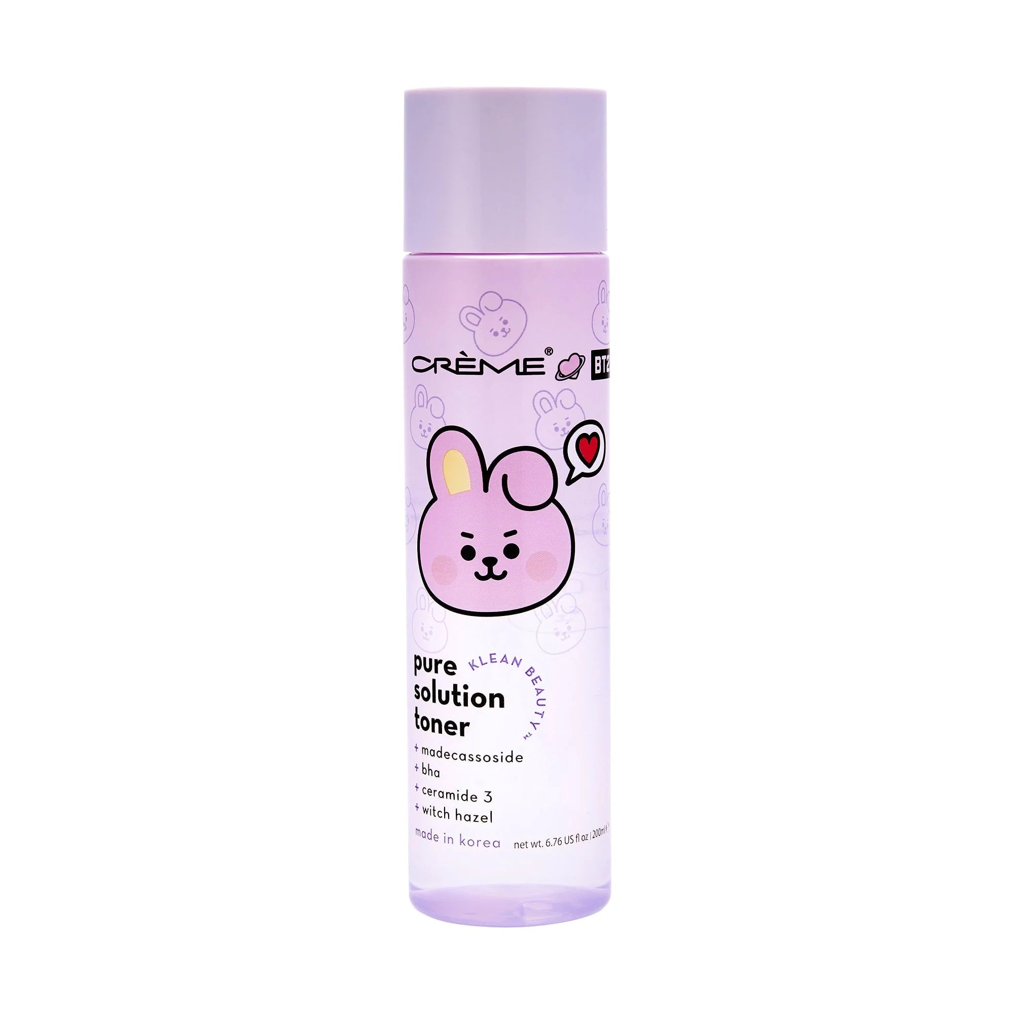 Toners balancing white-The Crème Shop x BT21 COOKY Pure Solution Toner - Klean Beauty™️