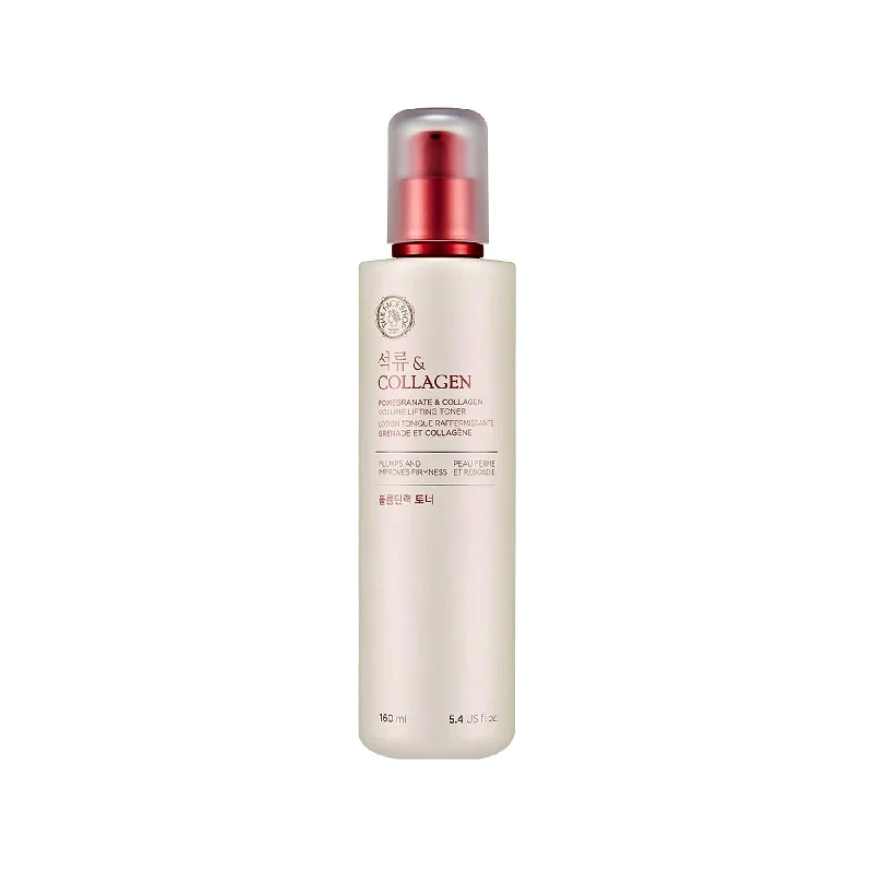 Toners hydrating white-THE FACE SHOP Pomegranate & Collagen Volume Lifting Toner