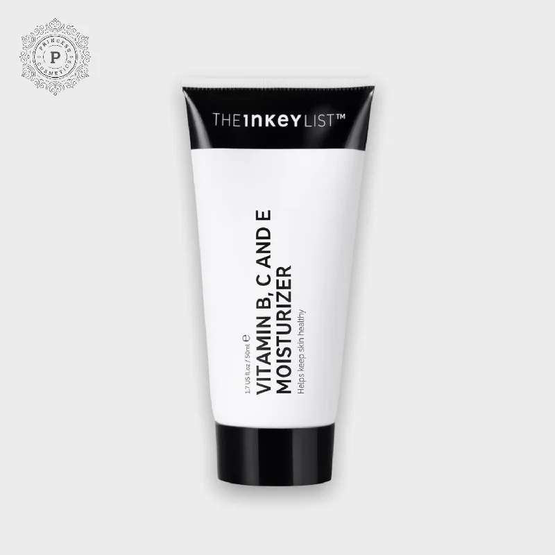 Moisturizers sensitive face-The INKEY List Vitamin B, C and E Moisturizer 50ml. مرطب إنكي ليست مع فيتامين ب، ج، هـ 50 مل