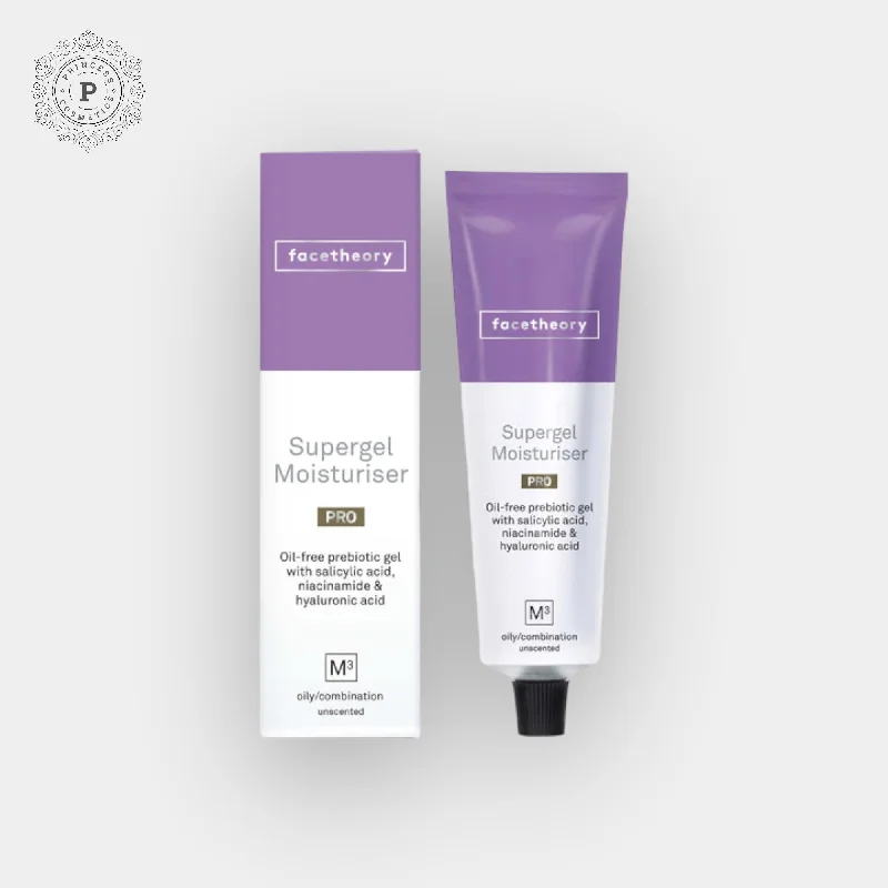 Moisturizers lightweight white-Facetheory Supergel Moisturiser M3 PRO 50ml. فيس ثيوري سوبرجل مرطب M3 PRO