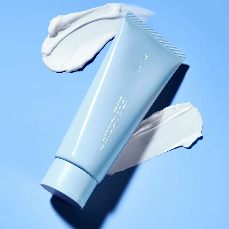 Facial cleansers everyday cream-Water Bank Blue Hyaluronic Cleansing Foam