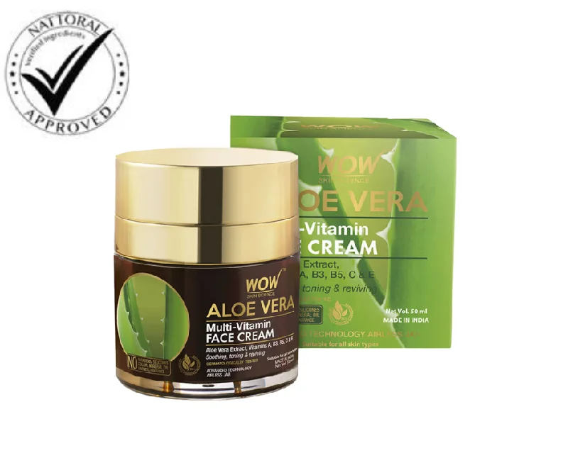 Moisturizers lightweight daily-Wow Skin Science Aloe vera Face Cream