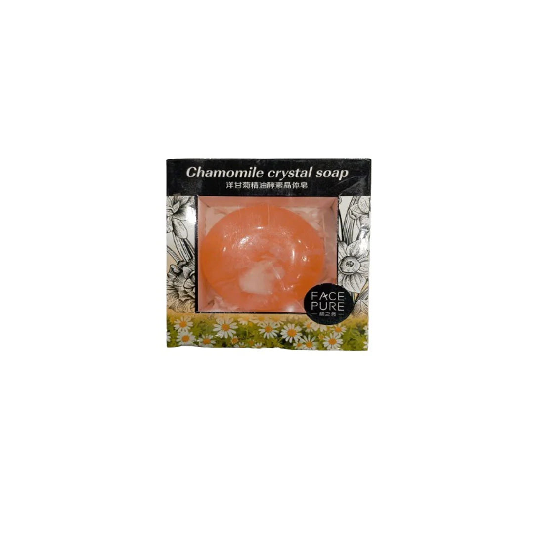 Body lotions natural cream-Yanzhiran Chamomile Enzymes Crystal Soap 80g