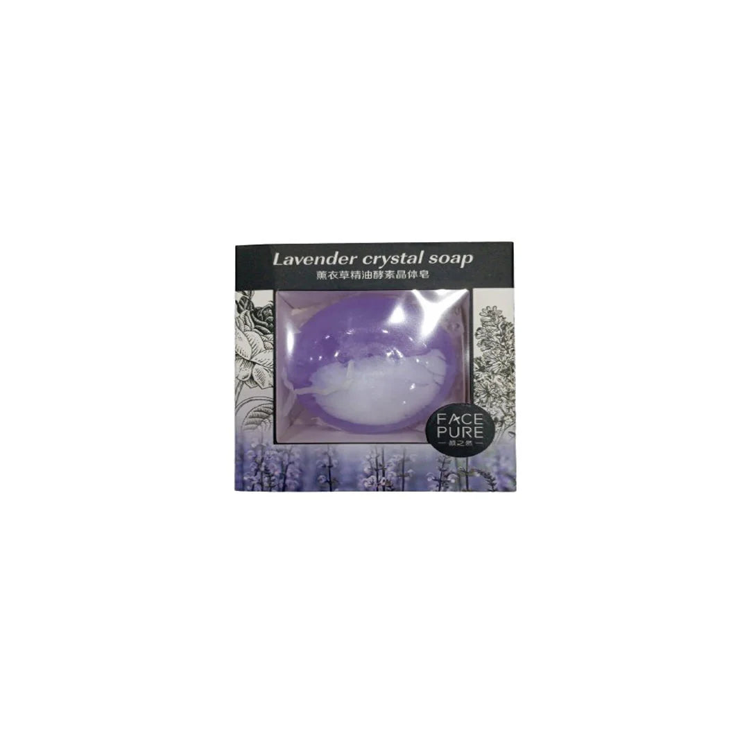 Body lotions sensitive white-Yanzhiran Lavender Enzymes Crystal Soap 80g